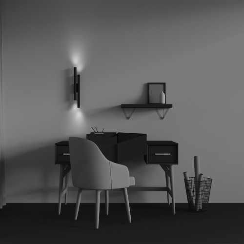 Настенный светильник (бра) Maytoni C082WL-24W2.7K-B