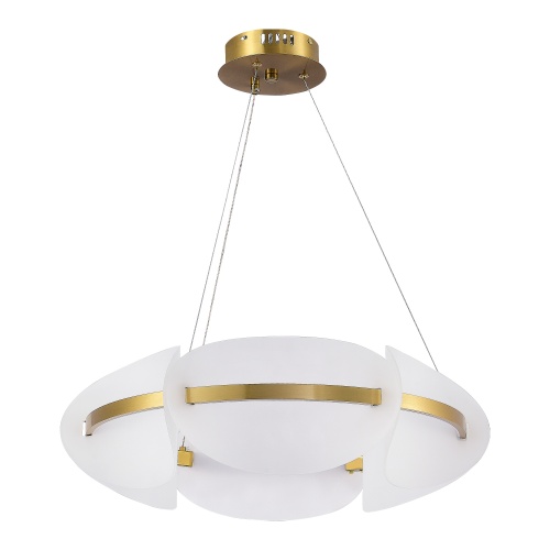 SL1304.203.45 Люстра подвесная ST-Luce Золотистый/Белый LED 1*45W 3000K ЭТУАЛЬ
