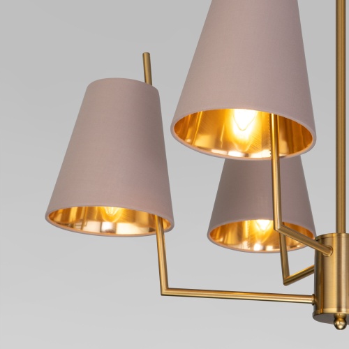 Потолочный светильник Eurosvet 60173/6 латунь Smart