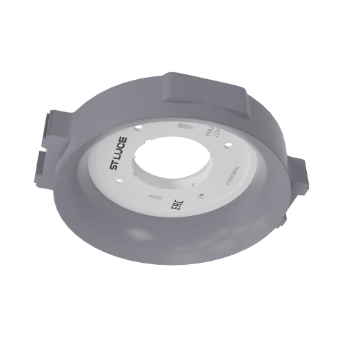 ST760.508.01 Св-к встр. в натяжной потолок  Белый, Серый GX53 1*12W 120 IP20 D110хH35мм220V Без ламп Встраиваемые светильники