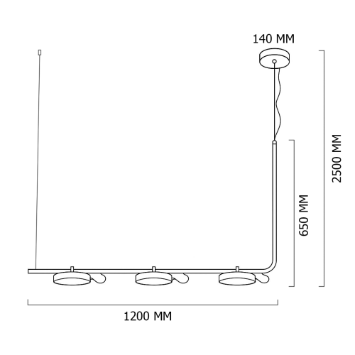 Подвесной светильник CARY-LONG 151261-26