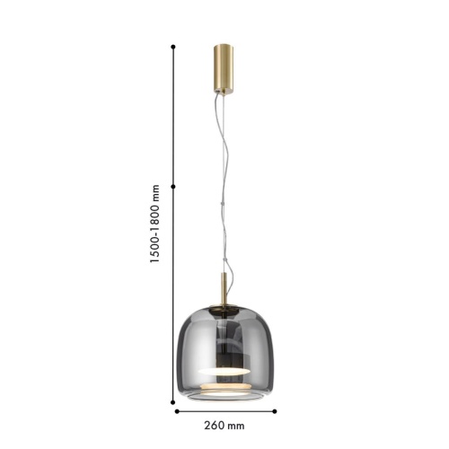 Подвес Favourite 4234-1P, подвес, D260xH460/1800, LEDx12W, 1300LM, 4000K, included