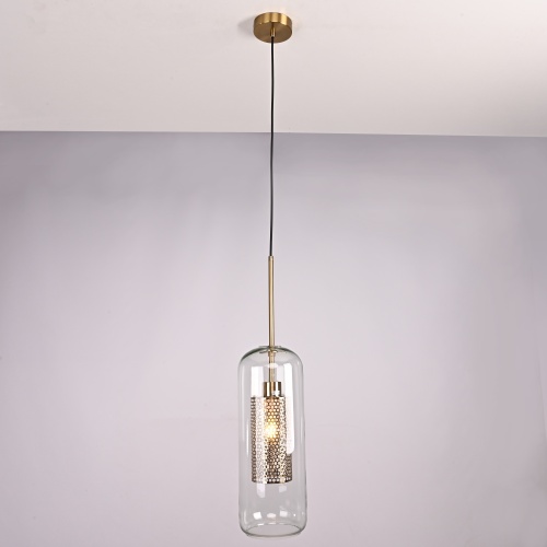 Подвесной Светильник Catch F Cylinder Brass D15 от Imperiumloft 186719-26