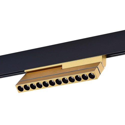 ST805.236.12 Магнитный трековый светильник Золотистый LED 1*12W 3000K 450Lm Ra>90 36° IP20 L220xW22x SKYLINE 48