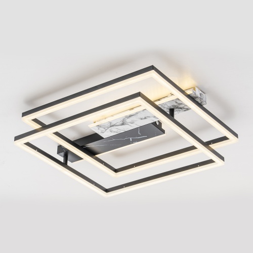 Потолочный светильник Escada 10251/2 LED*105W Black/White marble