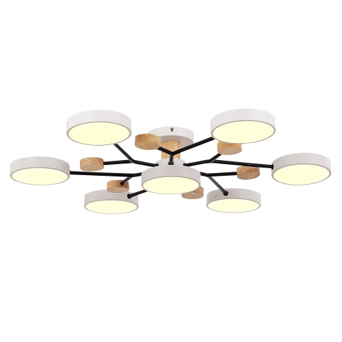SLE6006-502-07 Светильник потолочный Белый/Белый LED 7*12W 3000K/4500K/6000K FAEMA