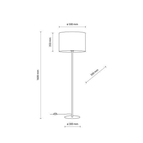  TK Lighting 16033/ напольный светильник /Umberto