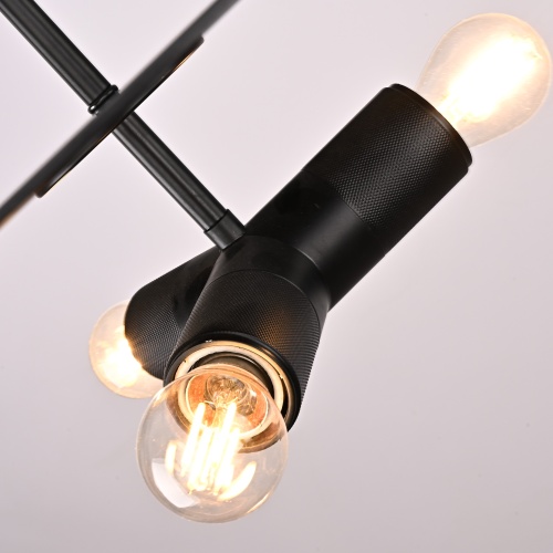 Люстра Rh Utilitaire Disk Triple Pendant Black от Imperiumloft 123645-22