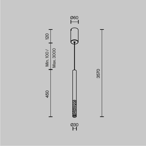 Подвесной светильник Maytoni MOD157PL-L6BK