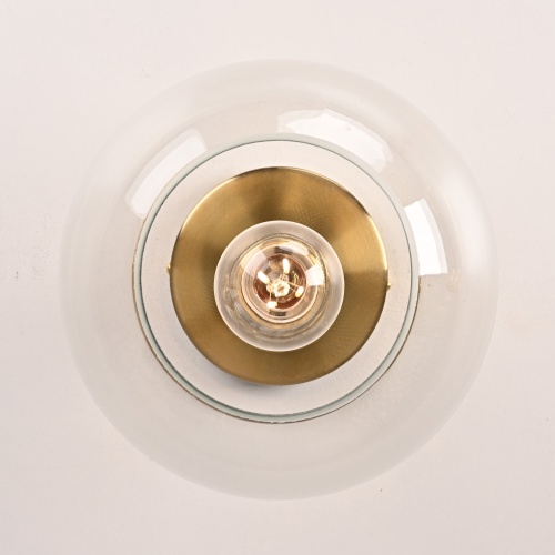 Потолочный Светильник Rh Utilitaire Globe Shade Flushmount Brass от Imperiumloft 123675-22