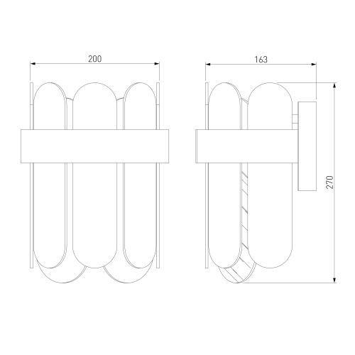 Настенный светильник Bogate's 333/1