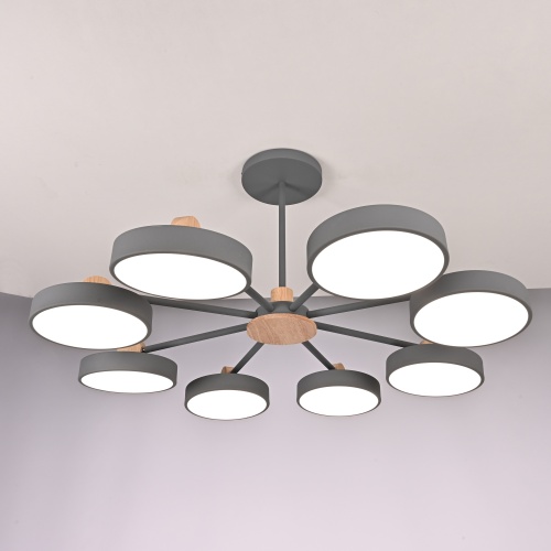 Потолочная люстра MOVE 8 Gray 178257-26