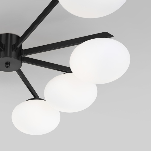 Потолочный светильник Eurosvet 70220/8 черный Smart