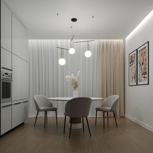 Подвесной светильник Eurosvet 70143/3 черный Smart