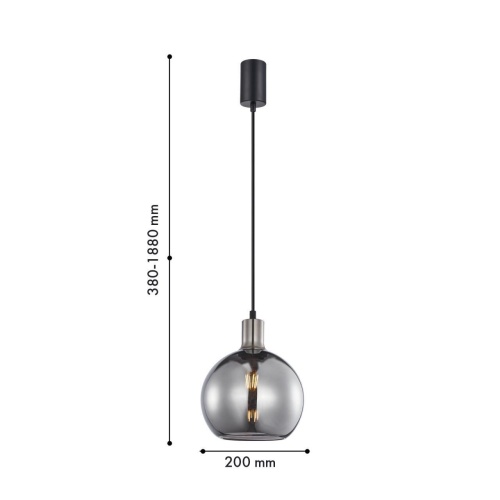 Подвес F-Promo 4355-1P, подвес, D200xH380/1880, 1xE27x40W, excluded
