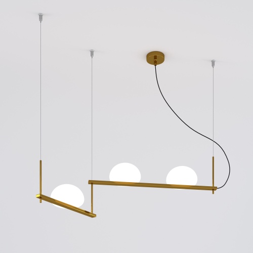 Подвесной светильник Eurosvet 70145/3 латунь