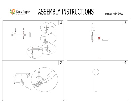 Бра Kink Light Эванте черный 08456W,19