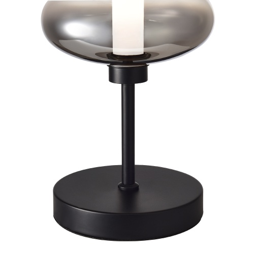 SL6119.404.18 Прикроватная лампа ST-Luce Черный/Дымчато-Серый LED 1*18W 3000K ПЕРЛИНА