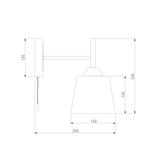 Настенный светильник Eurosvet 70085/1 белый