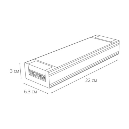 Arte lamp A481505N Преобразователь тока PRO 48В 300Вт 6.3А IP20