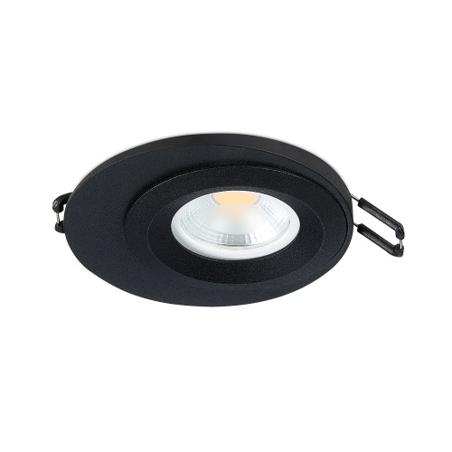 ST216.408.01 Св-к встр. Черный GU10 1*7W IP20 D100xH23 220V Без ламп Встраиваемые светильники