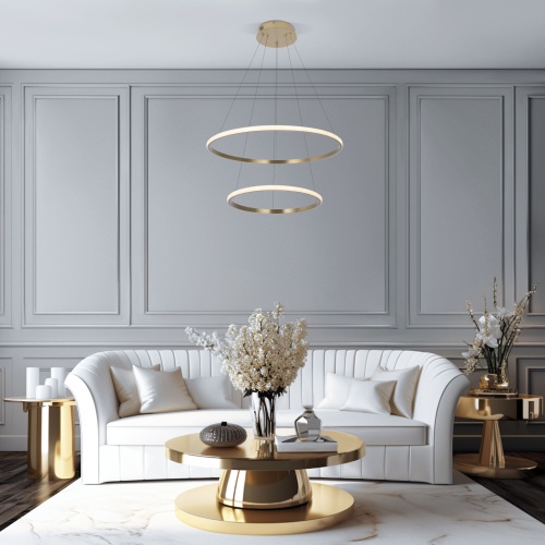 Подвесной светильник Eurosvet 90264/2 латунь