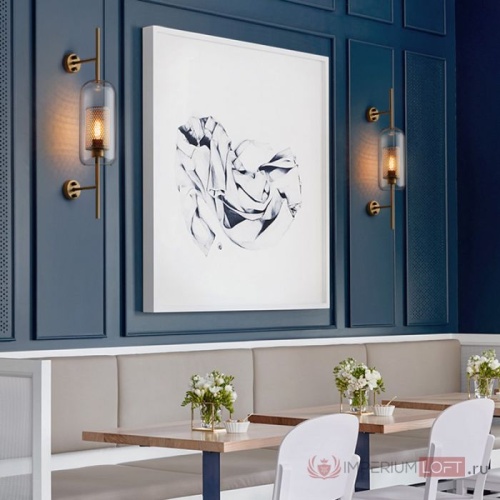 Настенный светильник CATCH WALL ball L58 stell 189445-26