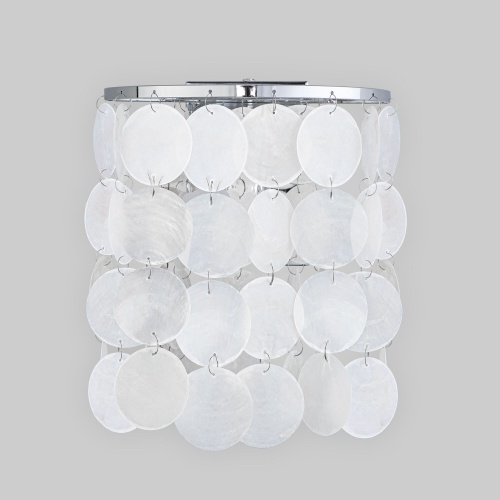 Настенный светильник Eurosvet 60005/1 хром/перламутр