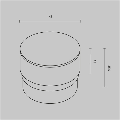 Комплектующие для трековой системы Technical RingSAcr-5-W
