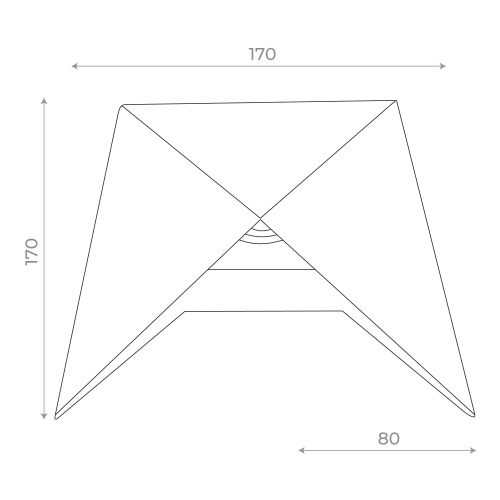 SL9503.501.01 Светильник уличный настенный ST-Luce Белый LED 1*7W 4000K CANNETO