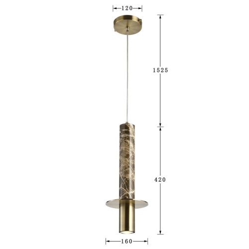 Подвес Favourite 2747-1P, подвес, D160xH420/1945, 1xGU10LEDx5W, 400LM, 3000K, included