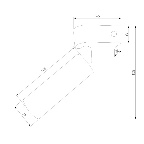 Настенный светильник Eurosvet 20143/1 LED латунь