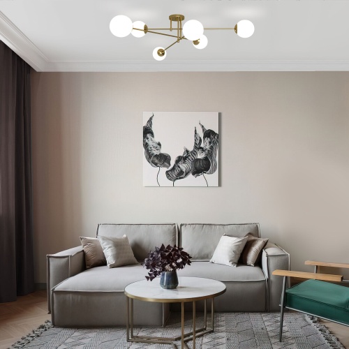  Eurosvet 30181/6 /потолочный светильник/латунь Smart