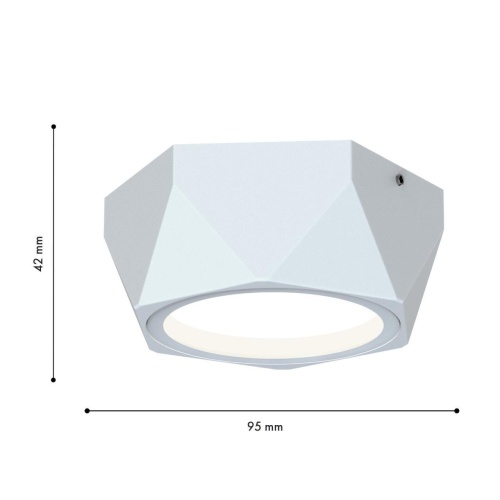 Уличный накладной светильник Favourite 4668-1U, уличный светильник, L110xW95xH42, 1xGX53LEDx15W, IP54, excluded