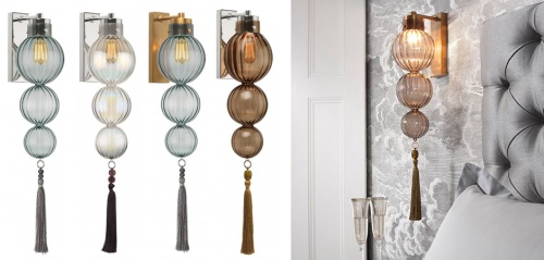 Бра Heathfield Lighting - Medina Wall Brass/Amber от Imperiumloft 177914-22