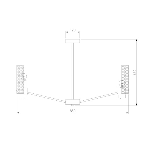 Потолочный светильник Eurosvet 70139/8 латунь