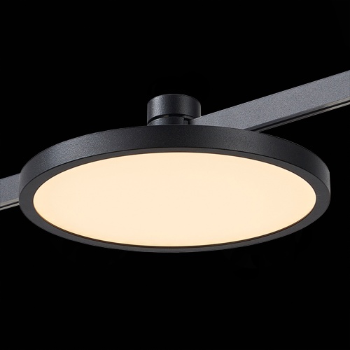 ST818.406.12 Магнитный трековый светильник FARM Черный LED 1*10W 3000K 500Lm Ra80 120 IP20 D168xH54 FARM