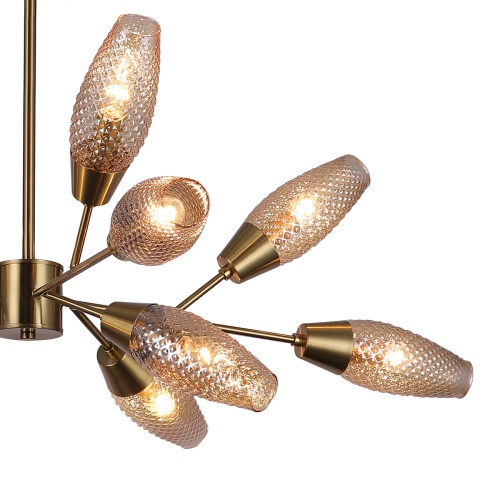 Светильник на штанге Escada 10165/12PL E14*60W Copper