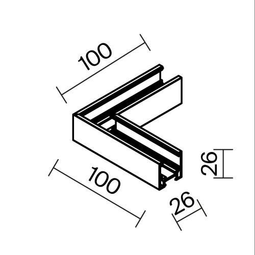 Комплектующие для трековой системы Technical TRAMN034CL-41W