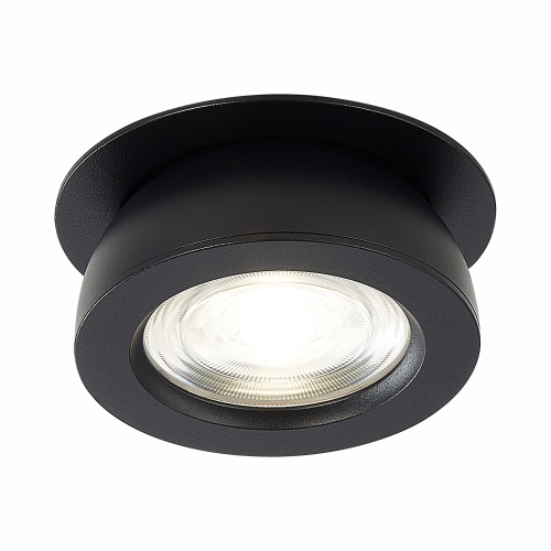 ST654.448.10 Св-к встр. Черный LED 1*10W 4000K 850Lm Ra&gt;90 38° IP20 D109xH60 180-240V Встраиваемые светильники