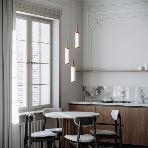 Подвесной светильник Eurosvet 50386/3 LED латунь