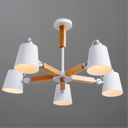 Люстра на штанге Arte lamp A7141PL-5WH СВЕТИЛЬНИК ПОТОЛОЧНЫЙ