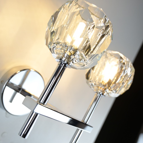 Бра  Boule De Cristal Double Sconce Chrome от Imperiumloft 156049-22