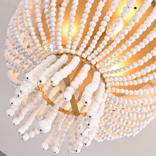 Потолочная люстра JACQUELINE CLEAR FLUSH-MOUNT brass 186173-22