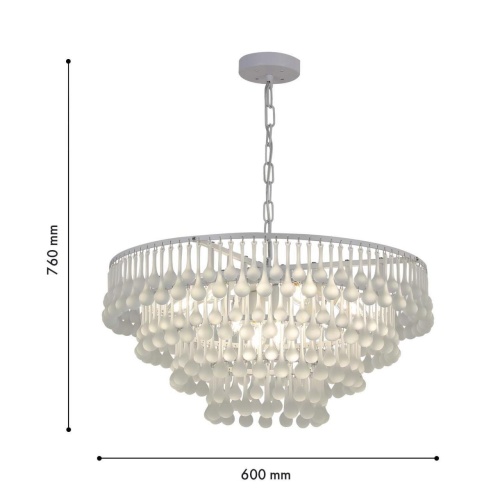 Подвесная люстра Favourite 4604-8P, подвесная люстра, D600xH315/760, 8xE14x60W, excluded