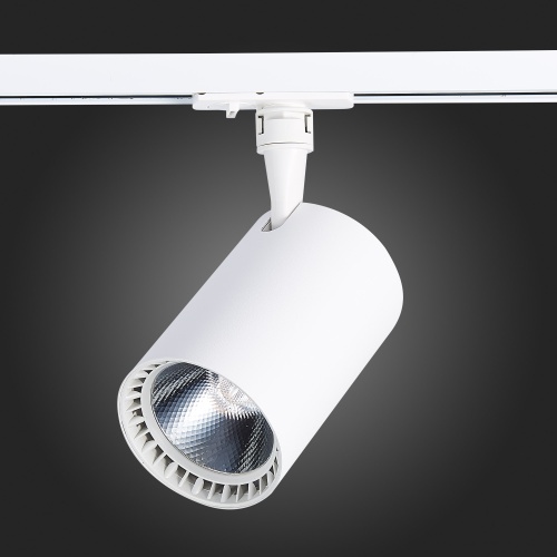 ST351.536.30.24 Св-к трек. Белый LED 1*30W 3000K 2 700Lm Ra?80 24° IP20 L139xW89xH194 100-240V BASE