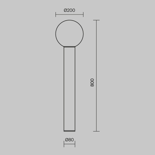 Ландшафтный светильник Outdoor O598FL-01B