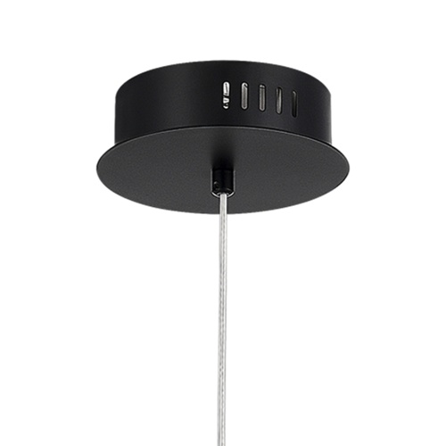 SL6130.403.06 Светильник подвесной ST-Luce Черный/Белый, Дымчатый LED 1*8W 3000K ICE