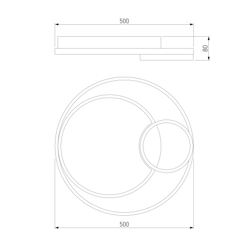 Потолочный светильник Eurosvet 90254/1 черный