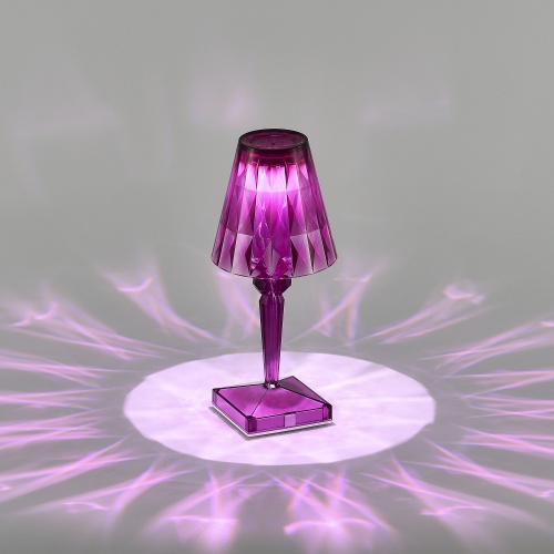 SL1010.704.01 Прикроватная лампа ST-Luce Фиолетовый/Фиолетовый LED 1*2W 3000K - 6000K SPARKLE